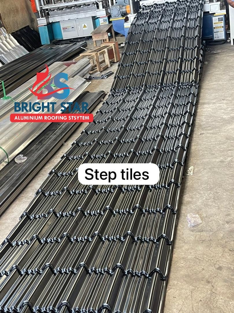 Steptile roofing sheets ready for delivery