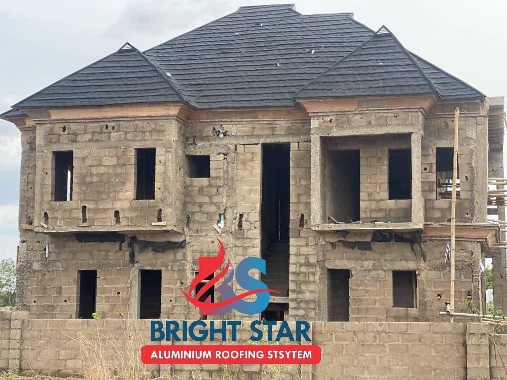 Duplex roofed by BrightStar in Lagos