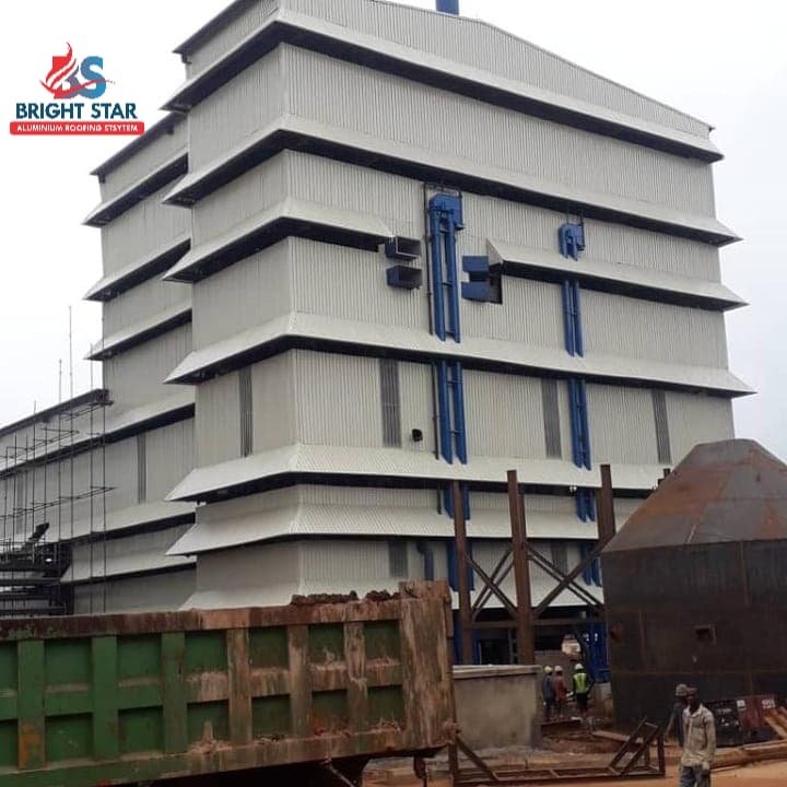Long span aluminium roofing sheets